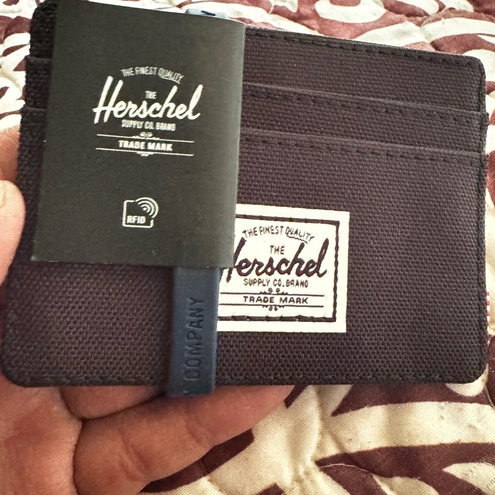 Herschel Supply Company Black Card Holder